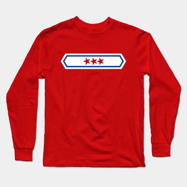 Stars & Stripes 1 Long Sleeve T-Shirt by Center City Threads